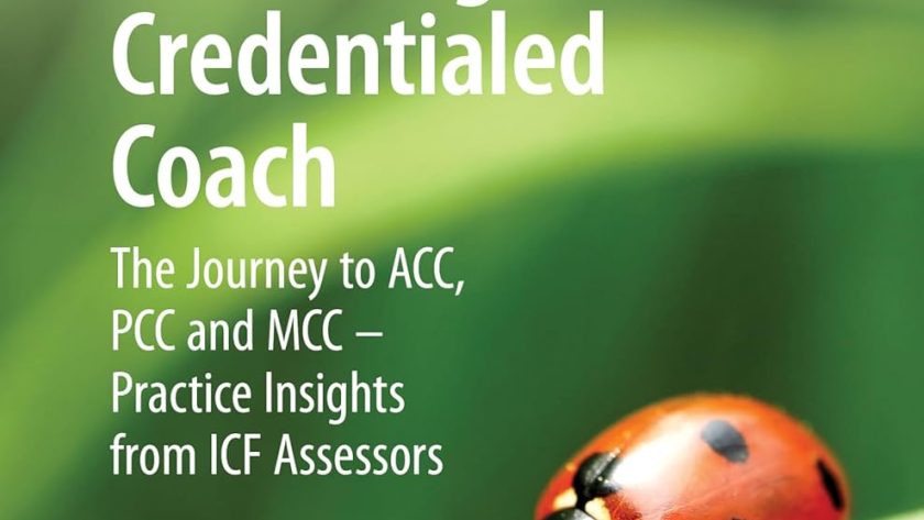 Picture of the book cover for Book Review of Becoming an ICF Credentialed Coach